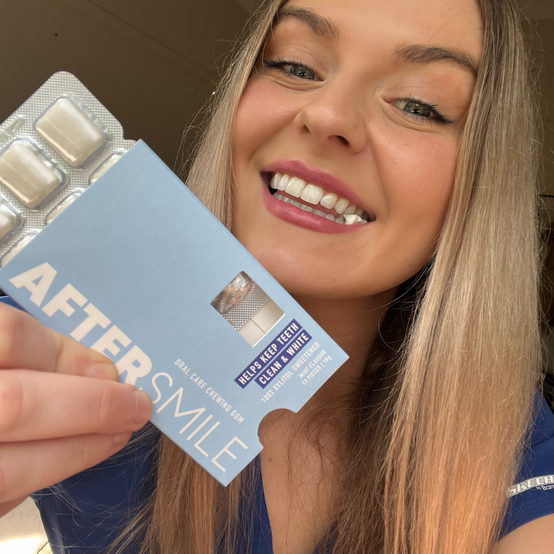 Whitening Oral Care Chewing Gum - 10 packets  (120 pieces)